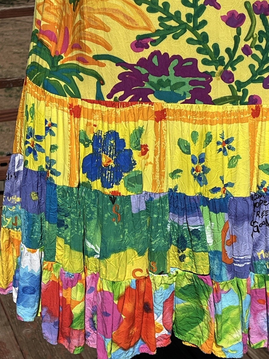 Beautiful Jams World Yellow Hattie Florist W329-FEST Short Sleeve