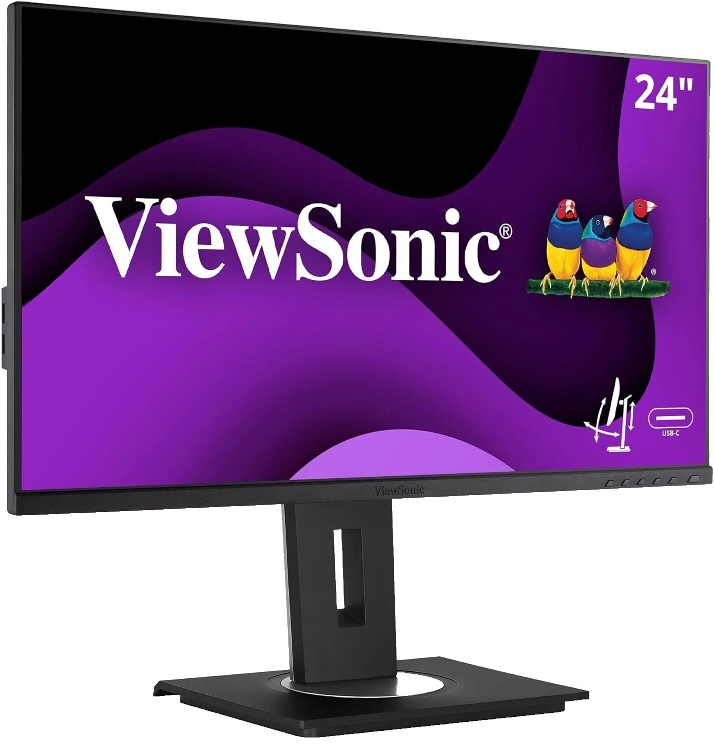 ViewSonic 16:9 Computer Monitors with Built - in 60 Hz Refresh Rate Speakers
