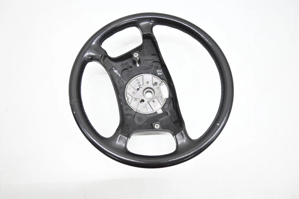 ⭐ Volante básico de cuero negro fabricante original de fábrica 95-03 BMW Serie E38 5/7 Foto 2 de 4