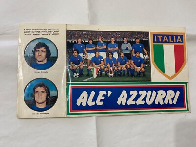 STICKER STICKERS ITALY WORLD FOOTBALL CUPS MONACO 74 ZOFF RIVERA RIVA MAZZOLA...