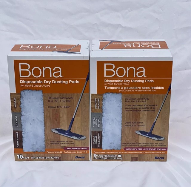 Bona Multi Surface Floor Disposable Dry Dusting Pads AX0003512 for