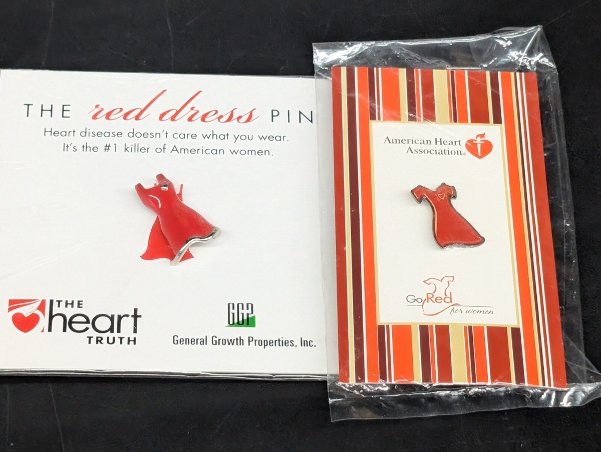fitted lace wedding dress Bulk Red Dress Pins for Go Red For Women Heart Disease Awareness – The  Awareness Company main image 1