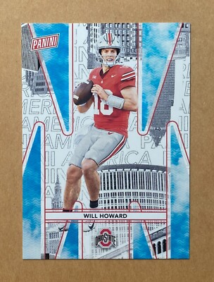 Will Howard Rookie Card Will Howard Rookie 2025 NFL Draft #38 Football Card  main image 4