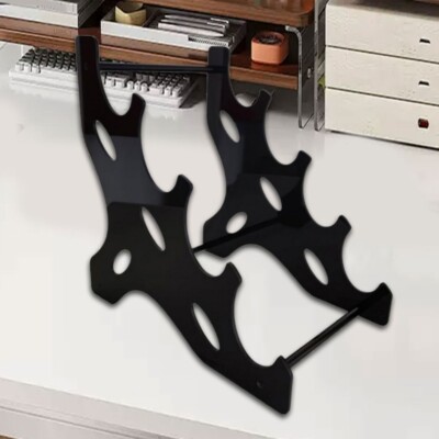 Space Saving 4 Layer Swords Stand Acrylic Lightsabers Display Holder for Desk