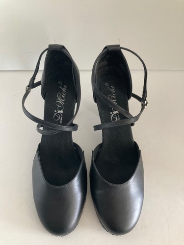DiMichi Sasha Damen-Ballsaal-Tanzschuhe Erwachsene Leder 3"-Absatz eng anliegend 8,5 gebraucht, in einwandfreiem Zustand - Bild 4 von 14