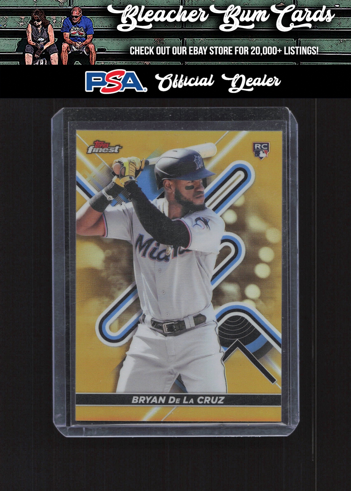 2022 Finest 24 Bryan De La Cruz Gold Refractor RC #/50