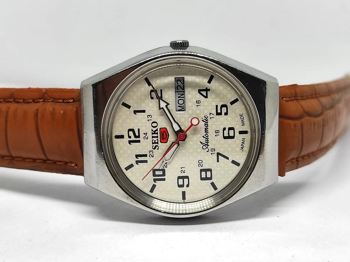 Seiko 5 cream sale
