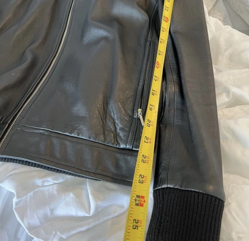 100% original Argentinian cow leather men jacket, Premium Quality image 4