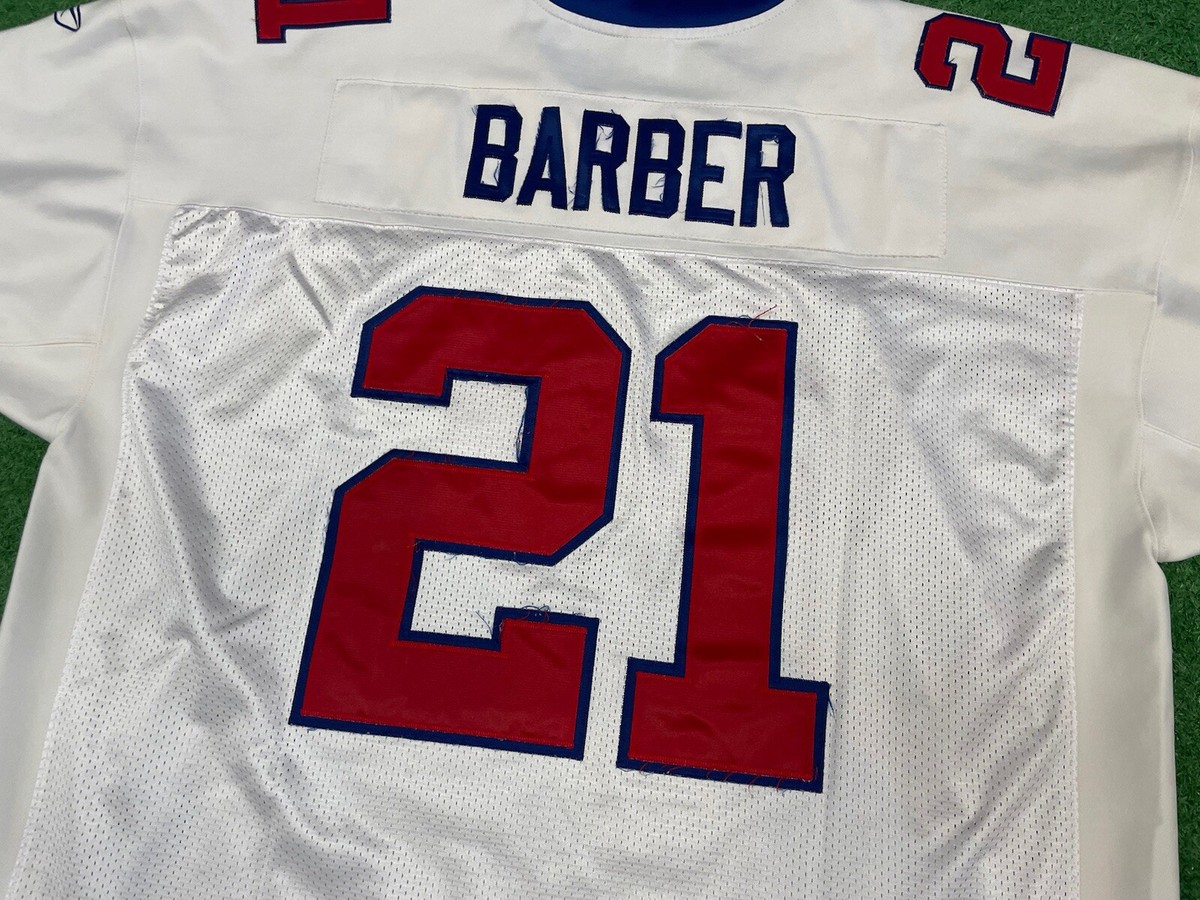 Reebok NFL Football New York Giants Tiki Barber #21 Jersey Size 56