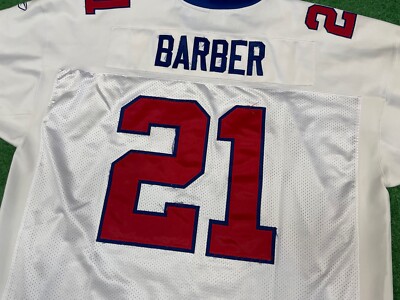 Reebok NFL Football New York Giants Tiki Barber #21 Jersey Size 56