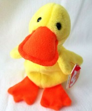 TY Beanie Babies Quackers The Duck 4024 1994, Vintage, Collectible, Retired.