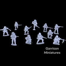 WW2 Japanese Infantry - 11 Figures - 28mm 1/56 Wargames and  Collectors