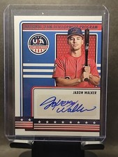 2023 USA Stars & Stripes JAXON WALKER Auto BLUE FOIL AUTOGRAPH 