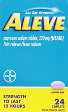 Aleve Pain Relief Naproxen Sodium Caplets ? 24 Count