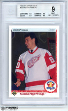 Keith Primeau RC BGS 9+: 1990-91 Upper Deck Rookie Card #354. rookie card picture