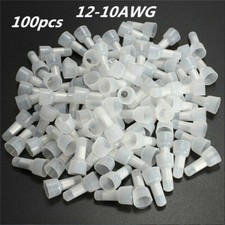 100Pcs Closed End Crimp Cap 12-10 AWG Nylon Wire Connector Terminal CE5-X