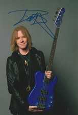 Tom Hamilton "Aerosmith" autograph signed 20x30 cm picture