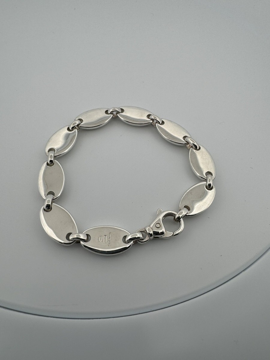 アクセサリー 90s OldTiffany& Co. Bracelet Pebble OLD TIFFANY & CO. Pebble Link Bracelet Sterling Silver In