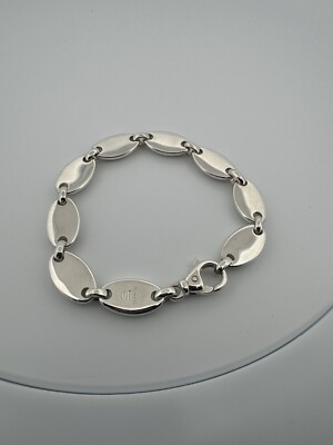 Vintage Tiffany & Co Sterling Silver Pebble Link Bracelet 8