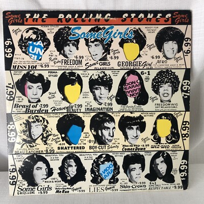 Rolling Stones Some Girls 1978 Censored Sterling Vinyl COC 39108 1st Pressing