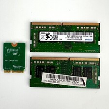Samsung 8GB PC4-21300 Memory (x2) + Intel Wireless Card J47195-001 Wi-Fi Adapter