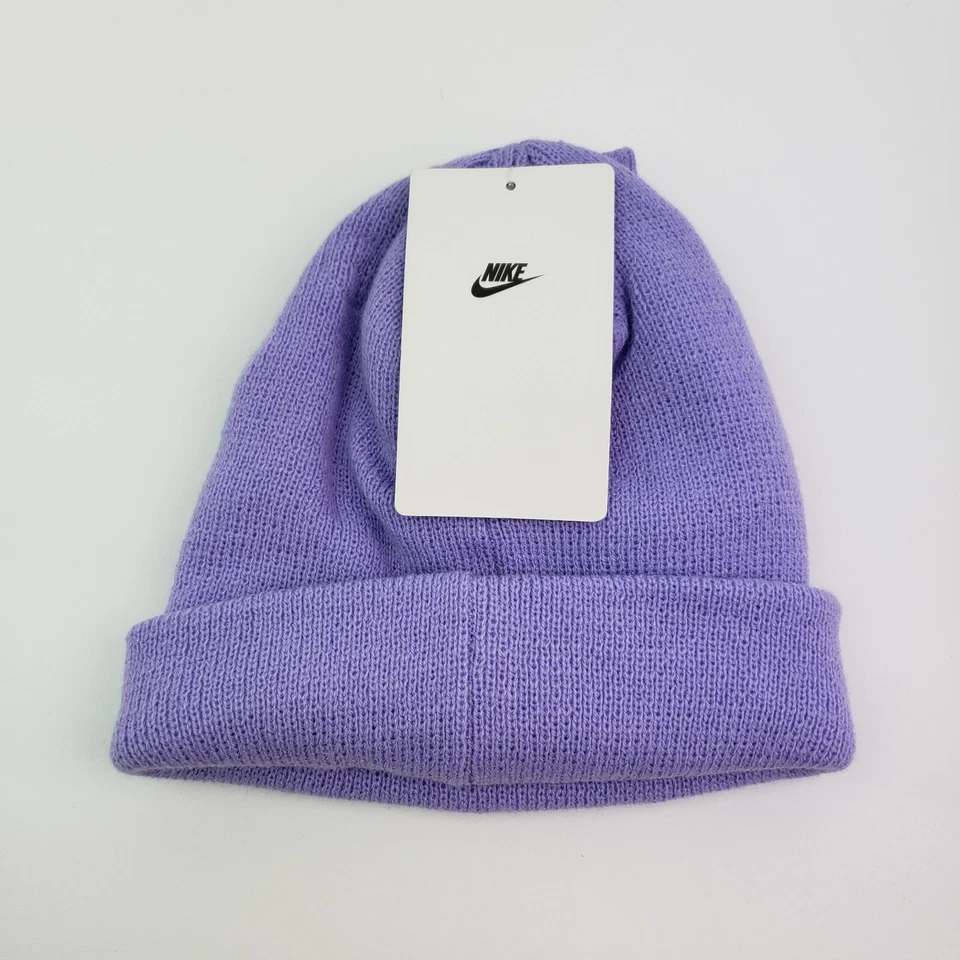 Conjunto de 2 luvas gorro Nike bebê menina tamanho 12/24 meses pulso roxo - Imagem 3 de 4