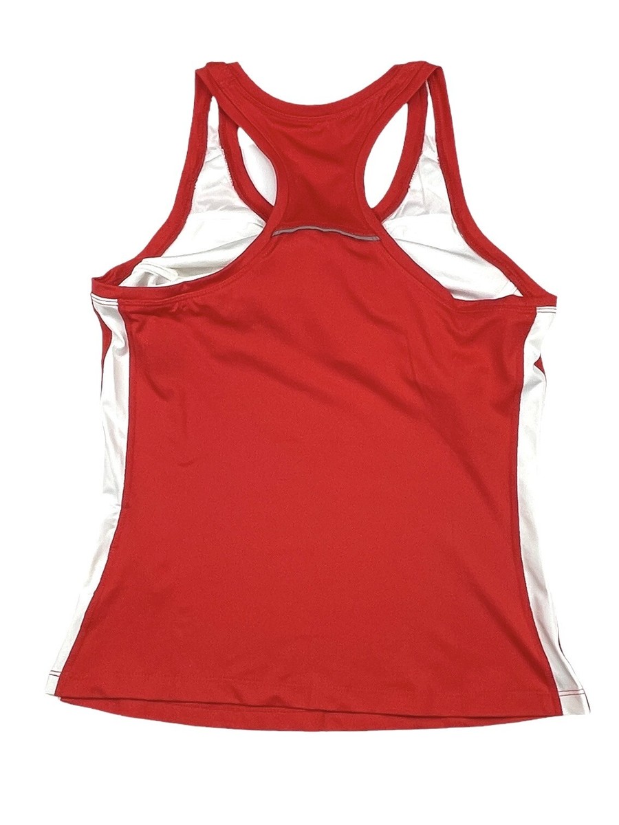 NIKE Women's RED DRI-FIT Sleeveless TANK TOP Making a Better