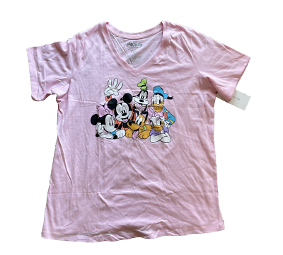 NWT Urban Outfitters Mickey And Friends Pink Disney T-Shirt Size Medium |  eBay