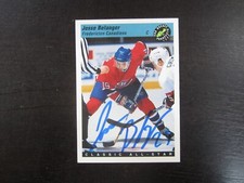 1992-93 Classic # 115 Jesse Belanger Autograph Signed Auto Card (M2) Canadiens