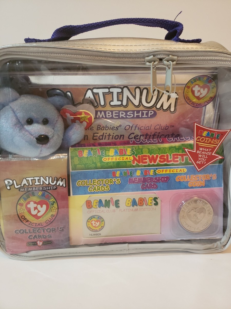 BEANIE BABIES UNOPENED Rare Mint 1999 ty Beanie Babies Platinum
