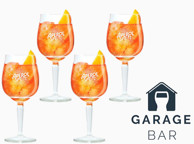 4er Set Aperol Spritz Gläser 45cl Nagelneu