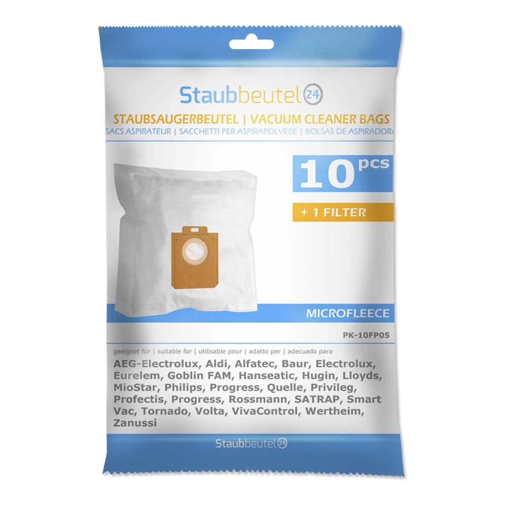 10 Sacs Aspirateur Pour TORNADO TO 6810 Jet Maxx