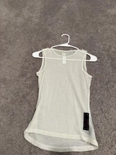 Rapha MEN'S MERINO LIGHTWEIGHT BASE LAYER - SLEEVELESS - Cream - XS