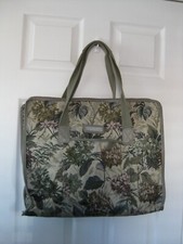 Vintage Diane Von Furstenberg Luggage Garment Bag DVF Tapestry Carry-On