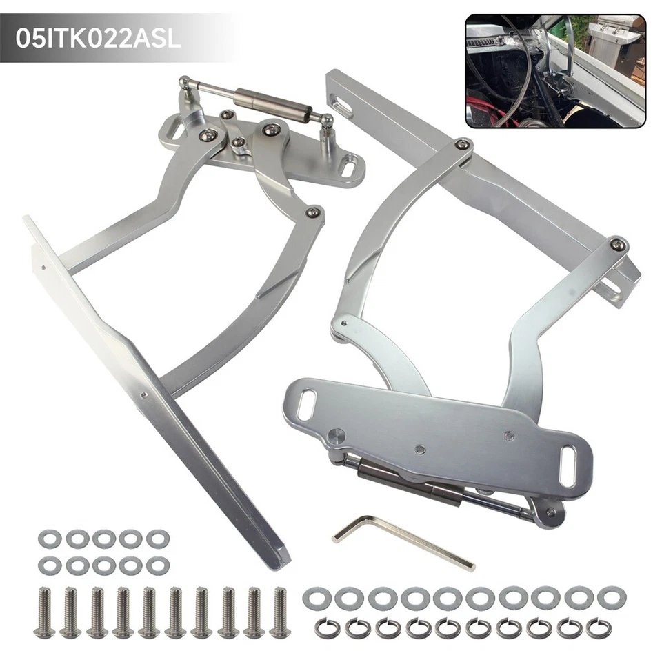 Billet Hood Hinge Kit Pair For Chevrolet Camaro & Pontiac Firebird 1970-1981 - Изображение 4 из 4