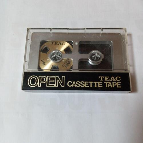 Cinta de casete abierta Teac - dispositivo de reproducción de grabación de audio vintage música retro - Imagen 1 de 4