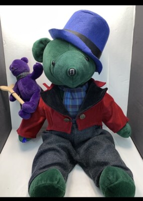 NABCO Bearb Cratchit and Tiny Ted 1993 VIB Plush Bear 23'' - NWT