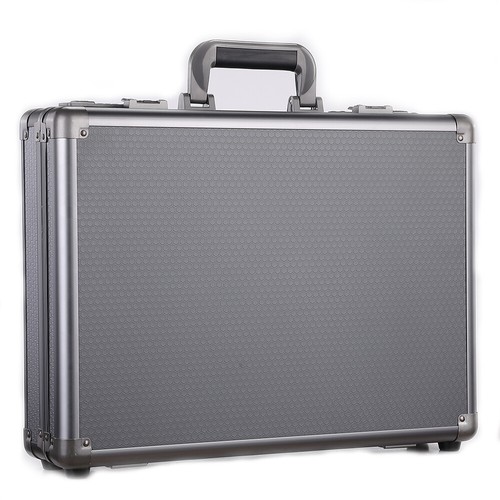 Bory Aluminum Laptop Briefcase Mens Business Storage Boxes Hard Carry Case - 第 8/9 張圖片