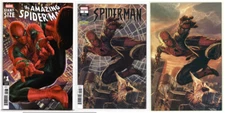 Giant Size SPIDER-MAN #1 2025, Bermejo TRADE & NYCC DUSK VIRGIN 2019 Set