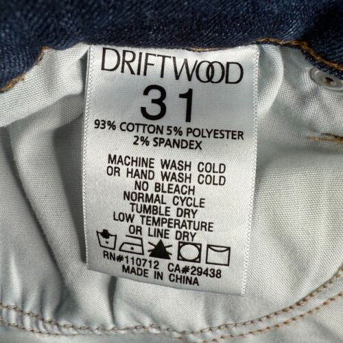 Driftwood Jeans Damen 31 Colette bestickt Midrise Boho Wearable Art Woven - Bild 8 von 14