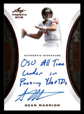2015 Leaf Trinity Sean Mannion #TS-SM1 Auto Oregon State Beavers TV2059