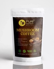Organic 10 Mushroom Instant Coffee - Mushroom Extract Powder Supplement 100g