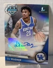 2023-24 Bowman University Chrome - Chrome Prospect Autographs DJ Wagner /250