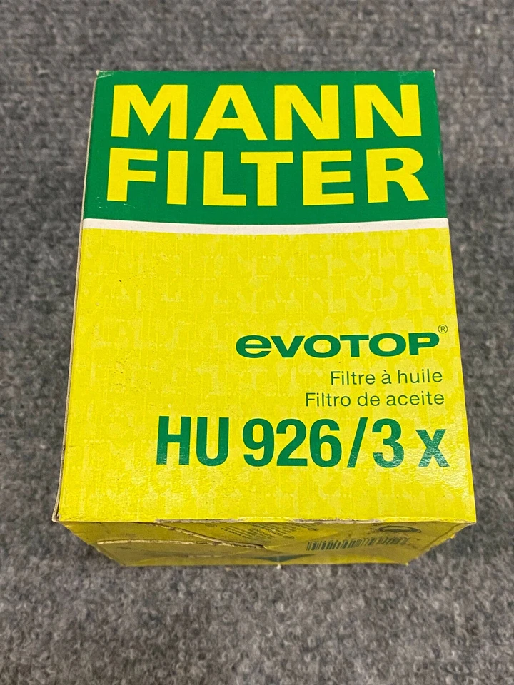 Mann 滤油器 - HU926/3X / 11-42-1-730-389 - 适用于宝马 325i、325is、525i 和 525iT — 第 3/4 张图片