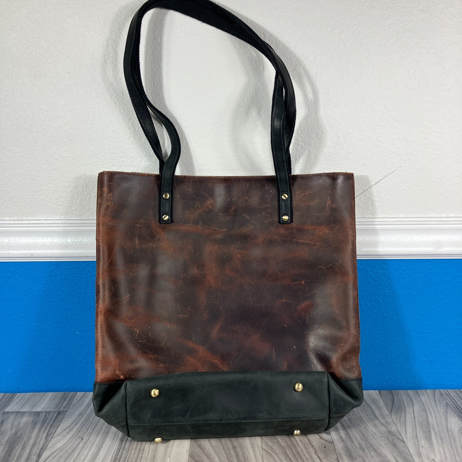 BUFFALO LEATHER S-Zone || Satchel Messenger Laptop Bag Tote 