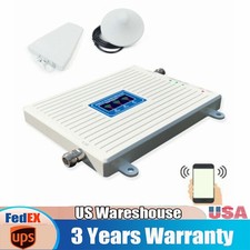 Cell Phone Signal Booster 900/1800/2100MHz 2G/3G/4G Tri Band Amplifier Repeater