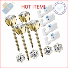 Nunpag 12 Pcs Ear Piercing Kit Disposable Ear Piercing Gun Kit with 4 Pcs 6 Pron