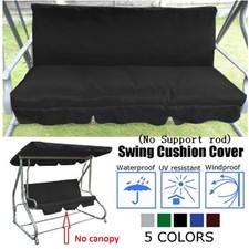Replacement Swing Seat Cover Set Garden Chair Hammock Cushion 3 Seater