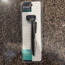 NEW Smart Living Digital Instant Read Thermometer Battery Powered Black