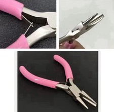 5" Round Concave Pliers   Precision Wire Loop Tool for Jewelry Making  Diy Use